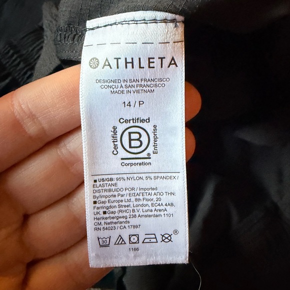 Athleta Trekkie High Rise Parachute Pants 14P Black - Picture 10 of 13